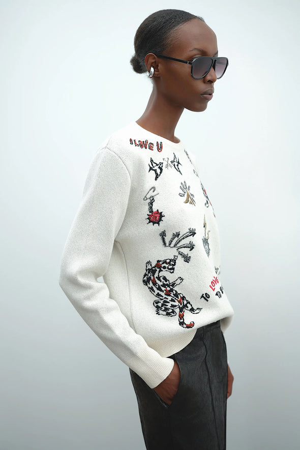 ΠΟΥΛΟΒΕΡ ΜΕ ΣΧΕΔΙΑ ΣΕ ΑΝΕΤΗ ΓΡΑΜΜΗ