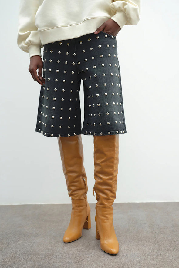 ΒΕΡΜΟΥΔΑ JEANS ME STUDS