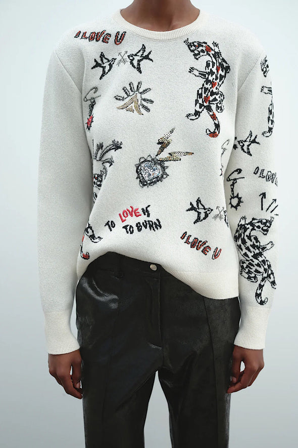 ΠΟΥΛΟΒΕΡ ΜΕ ΣΧΕΔΙΑ ΣΕ ΑΝΕΤΗ ΓΡΑΜΜΗ