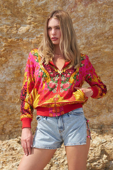 JACKET BOMBER ME ΚΡΥΣΤΑΛΛΑ