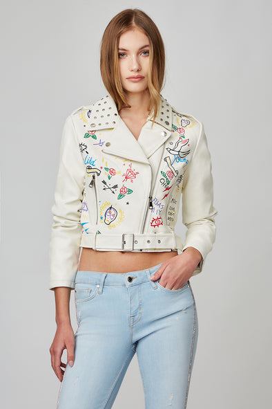 JACKET PERFECTO ME ΣΧΕΔΙΑ